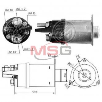 Втягуюче реле стартера ZM ZM2452