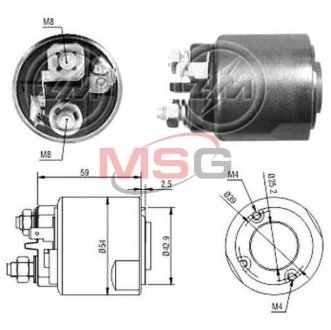 Втягуюче реле стартера ZM ZM2491