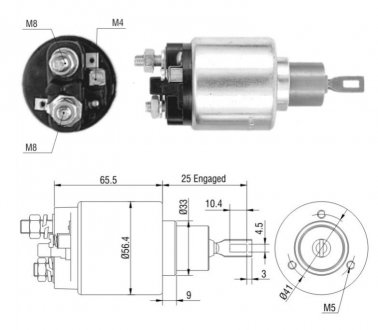 Втягуюче реле стартера ZM ZM 2674