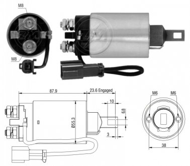 Втягуюче реле стартера ZM ZM 2896