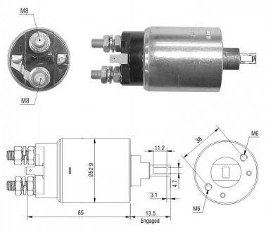 Втягуюче реле стартера ZM ZM2981