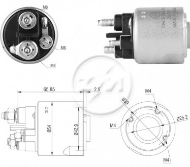 Втягуюче реле стартера ZM ZM 3590