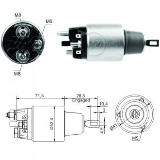 Втягуюче реле стартера ZM ZM 383