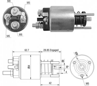 Втягуюче реле стартера ZM ZM396
