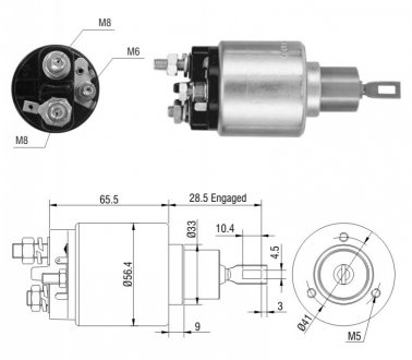 Втягуюче реле стартера ZM ZM4775