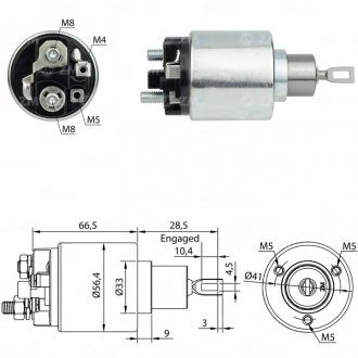 Втягуюче реле стартера ZM ZM571