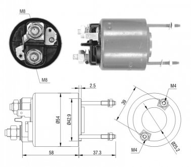 Втягуюче реле стартера ZM ZM 594