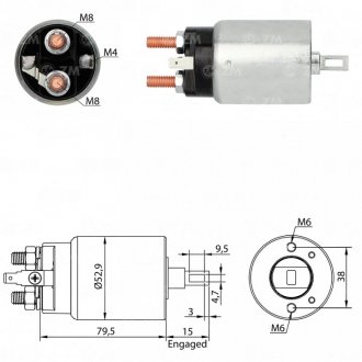 Реле втягуюче стартера ZM ZM5981