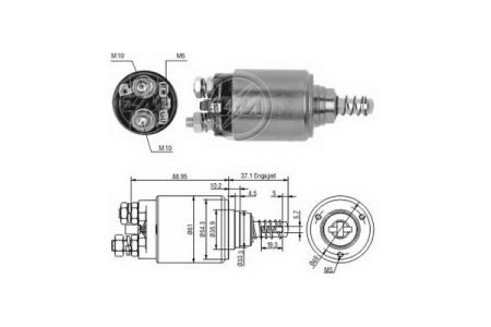 Втягуюче реле стартера ZM ZM645