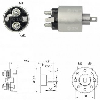 Втягуюче реле стартера ZM ZM710