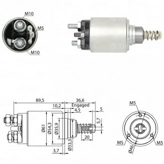 Втягуюче реле стартера ZM ZM 731
