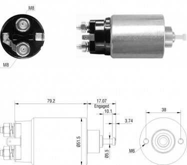 Втягуюче реле стартера ZM ZM769