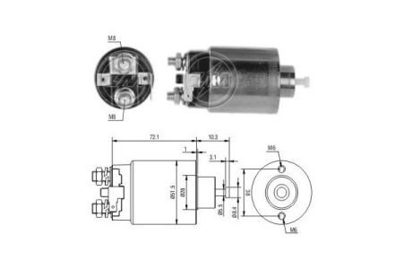 Втягуюче реле стартера ZM ZM790