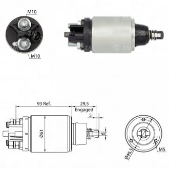 Втягуюче реле стартера ZM ZM826