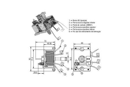 Втягуюче реле стартера ZM ZM902