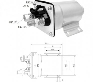 Втягуюче реле стартера ZM ZM 950