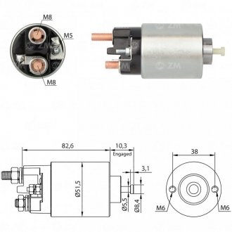 Втягуюче реле стартера ZM ZM993