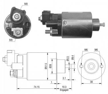 Втягуюче реле стартера ZM ZM994